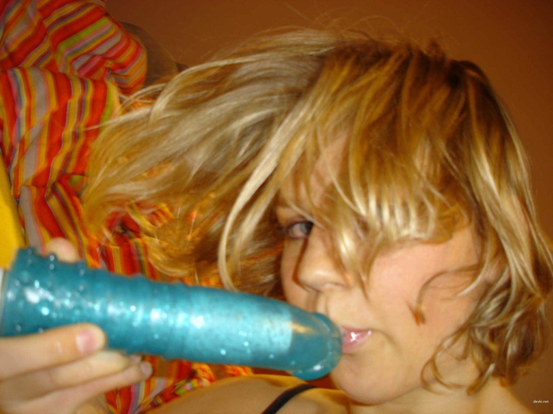 Seductive Blonde Teases with Sex Toy - XXX Playful Solo Action
