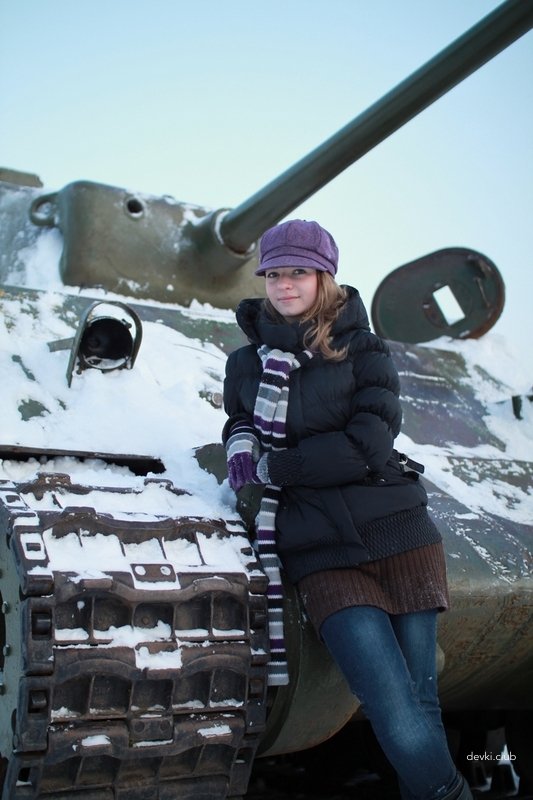 Seductive Student Poses Sexily in Snow - Sensual Winter Photoshoot