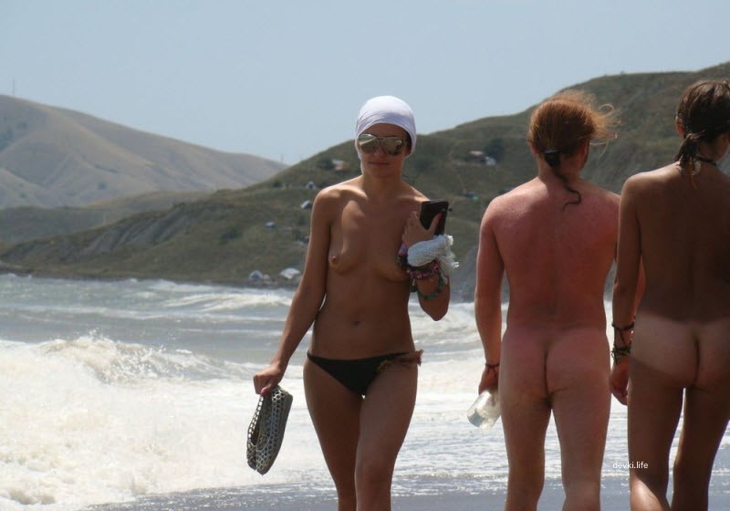 Explicit Nude Beach Relaxation with Beautiful Nudists