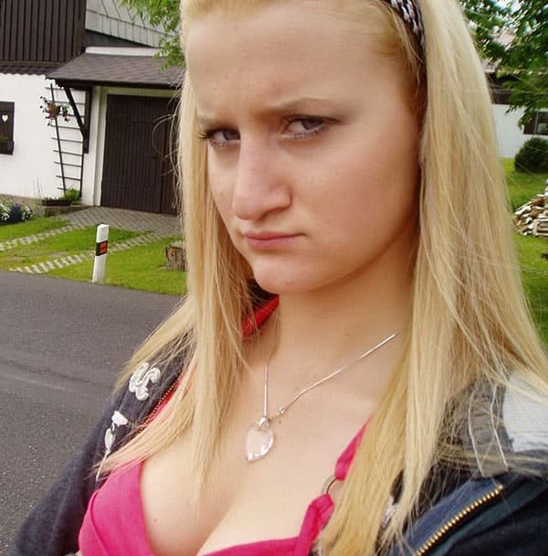 Young slut sucks cock in public street - explicit outdoor blowjob action