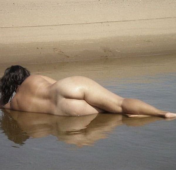 Mature Nudist Couple's Explicit Water Sex Session