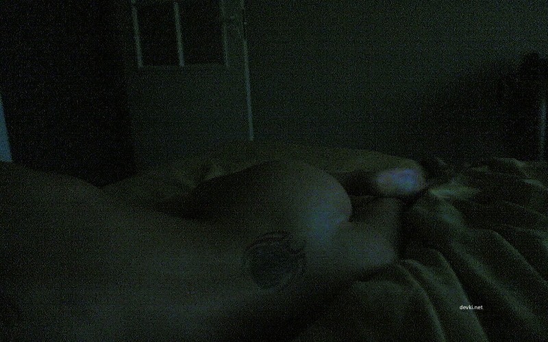 Seductive Babe Posing Before Bed - Sultry Nighttime Photoshoot