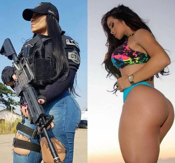 Hot Babes and Women in Uniform at Work: 33 Explicit Photos