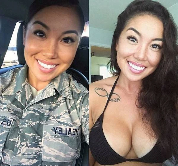 Hot Babes and Women in Uniform at Work: 33 Explicit Photos