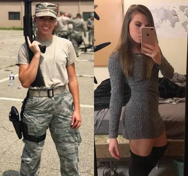 Hot Babes and Women in Uniform at Work: 33 Explicit Photos