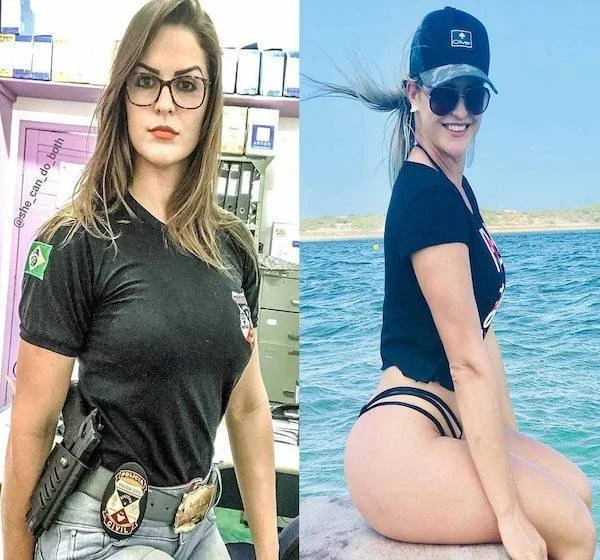 Hot Babes and Women in Uniform at Work: 33 Explicit Photos