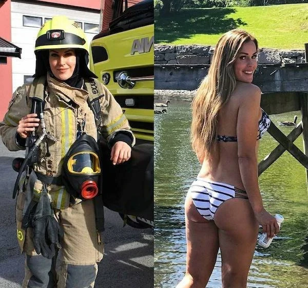 Hot Babes and Women in Uniform at Work: 33 Explicit Photos