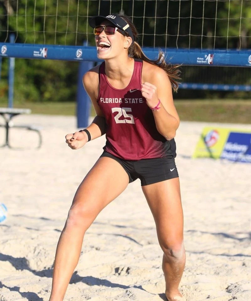 Sexy Beach Babes Playing Volleyball - Hot Women in Bikinis on Sand