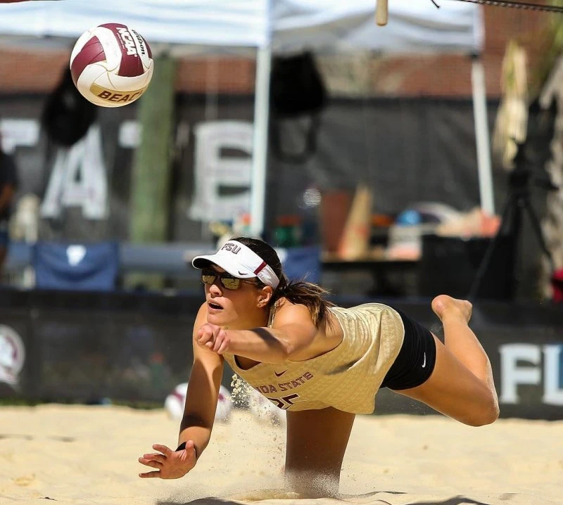 Sexy Beach Babes Playing Volleyball - Hot Women in Bikinis on Sand