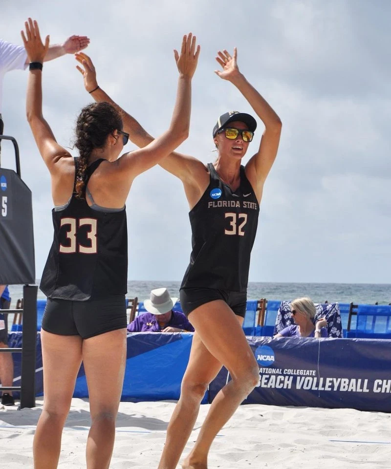 Sexy Beach Babes Playing Volleyball - Hot Women in Bikinis on Sand