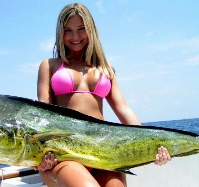 Sexy Babes Fishing: Hot Girls Catching Fish in Bikinis