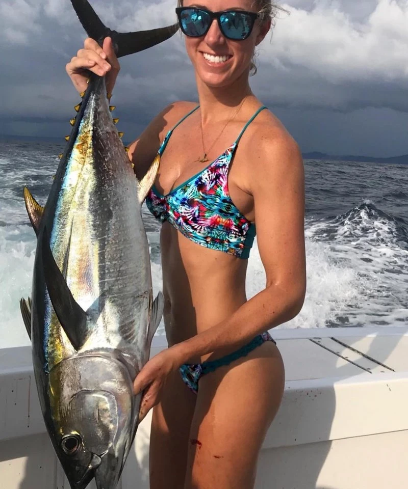 Sexy Babes Fishing: Hot Girls Catching Fish in Bikinis