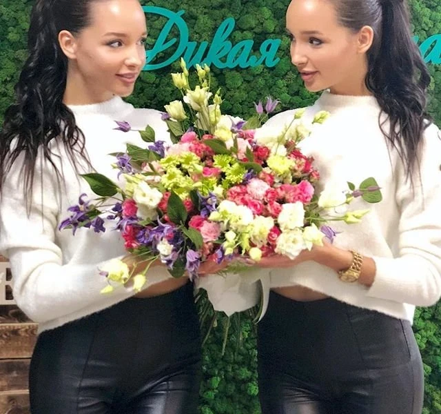 Sexy Twin Sisters: Hot Blonde Babes in Lingerie - Seductive Sibling Photo Shoot