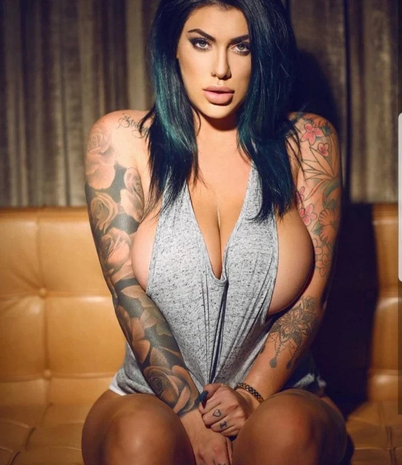 Seductive Cleavage of Busty Women: Explicit Temptation