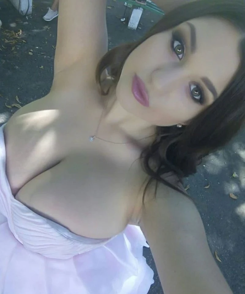 Seductive Cleavage of Busty Women: Explicit Temptation