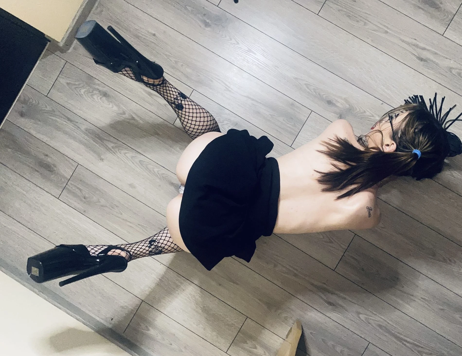 Beautiful girl deepthroats cock and masturbates
