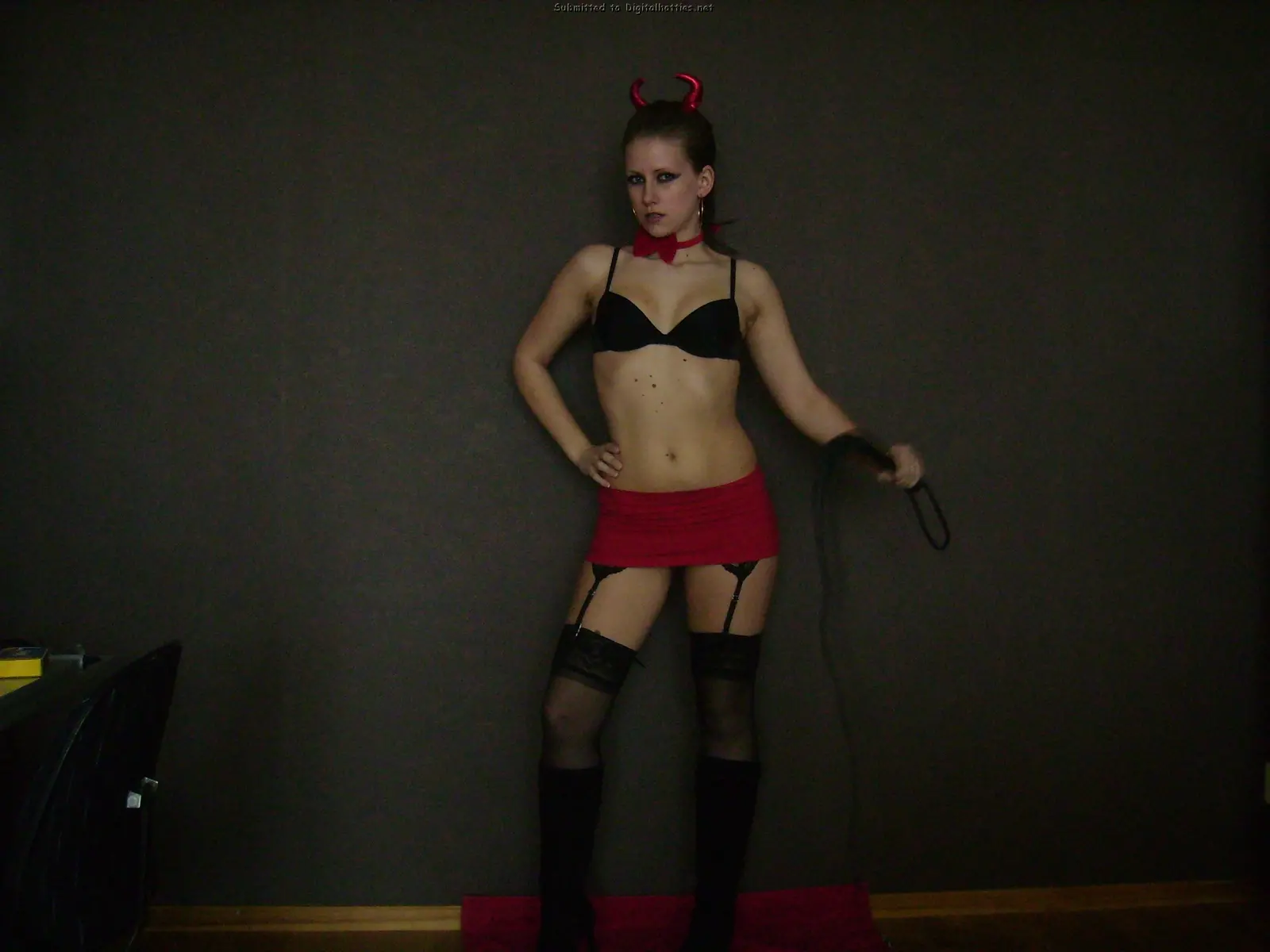 Seductive Devil Poses Sexily: Hot Demon Shows Off