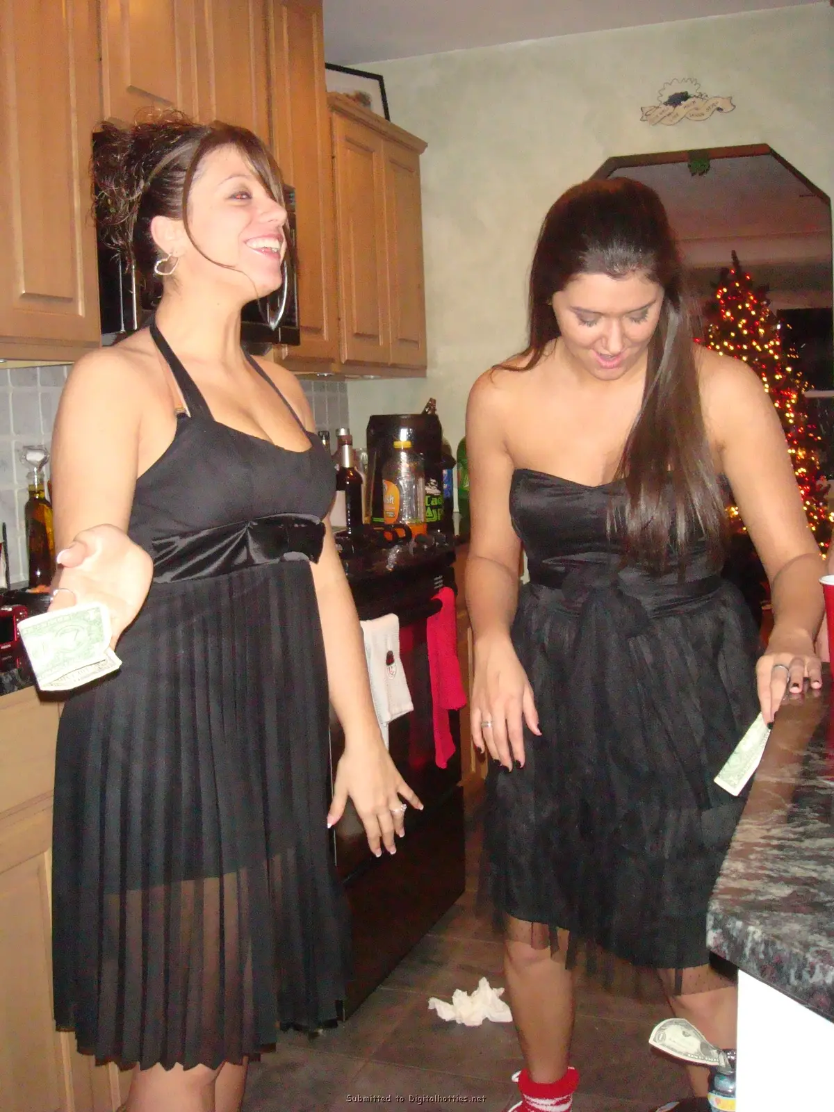 Beautiful young wife joins orgy with girlfriends