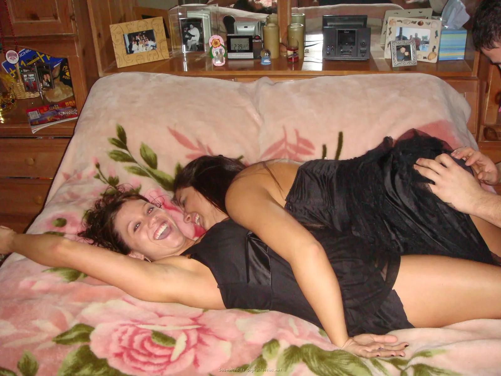 Beautiful young wife joins orgy with girlfriends