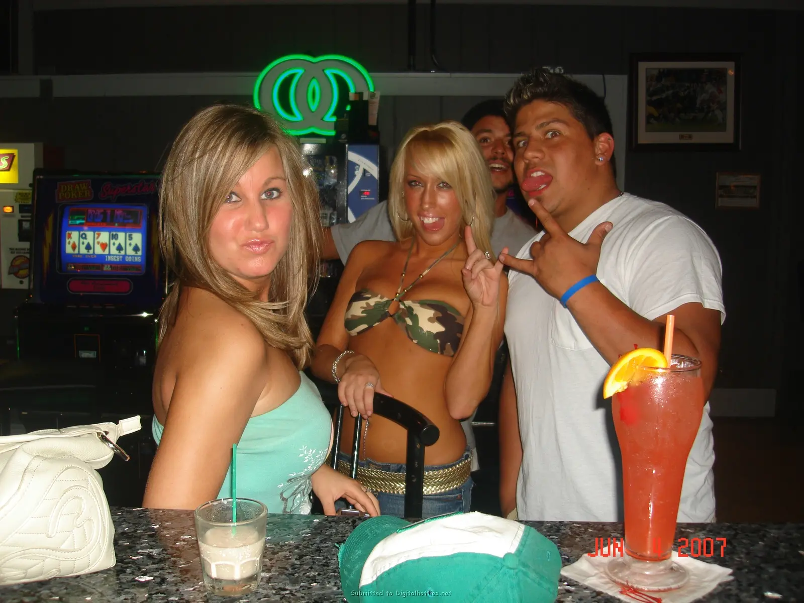 Beautiful young wife joins orgy with girlfriends