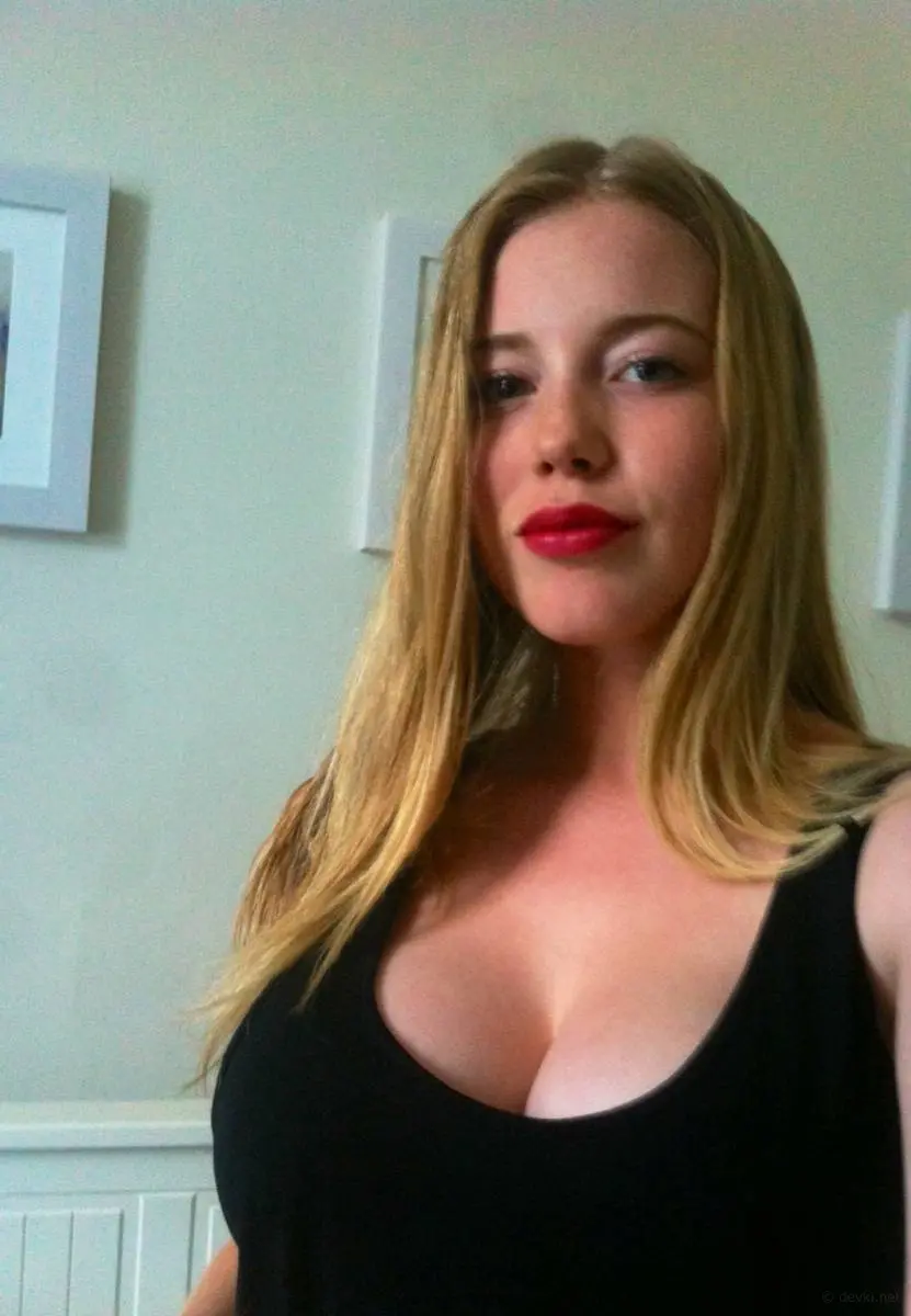 19-Year-Old Busty Blonde Bombshell with Massive Tits - Explicit and Sensual