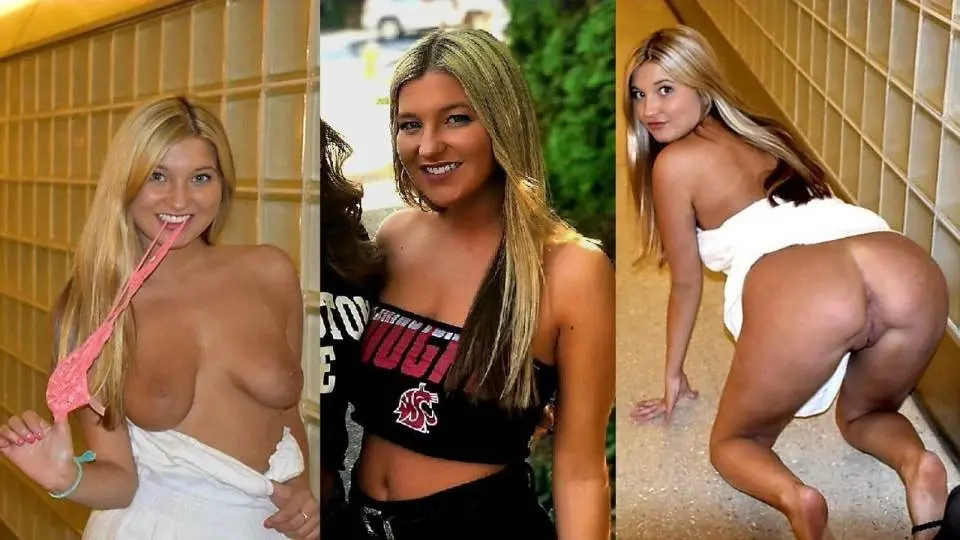 Blonde Babe with Hot Ass Deepthroats Cock