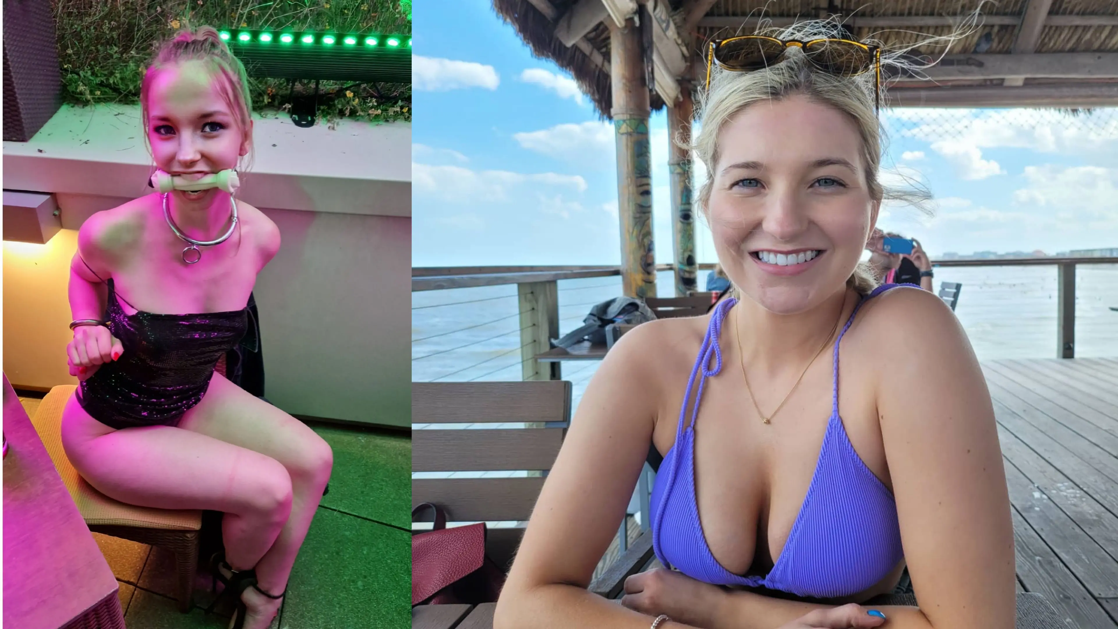 Blonde Babe with Hot Ass Deepthroats Cock