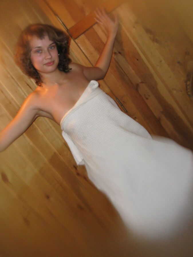 Hot Young Girl in Sauna: Steamy and Sensual Spa Session