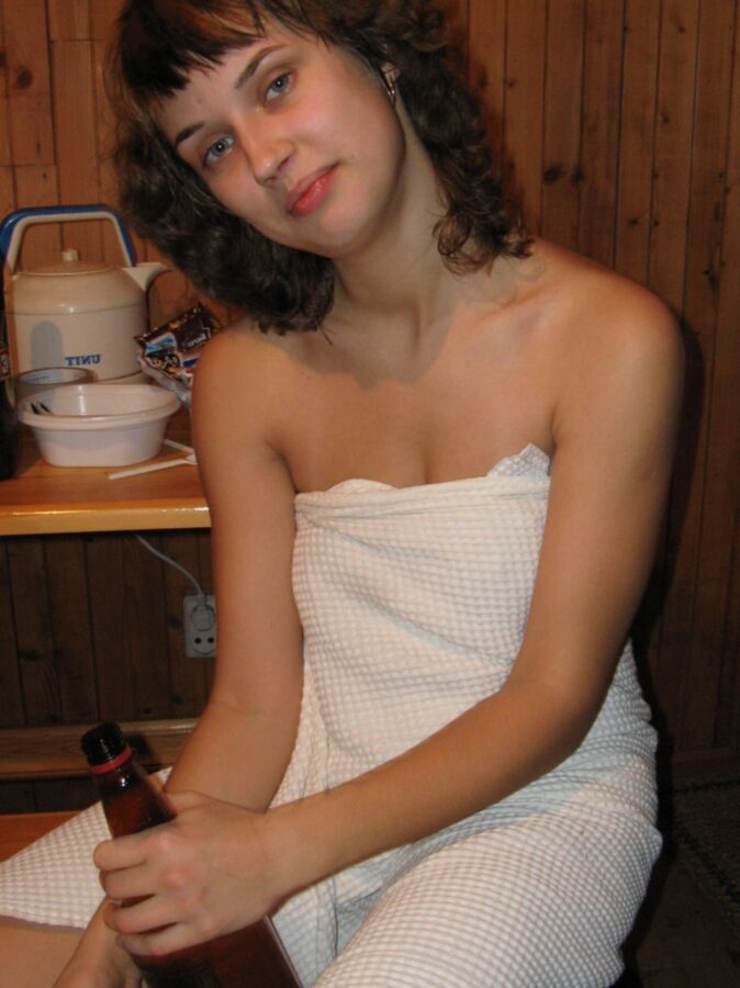 Hot Young Girl in Sauna: Steamy and Sensual Spa Session