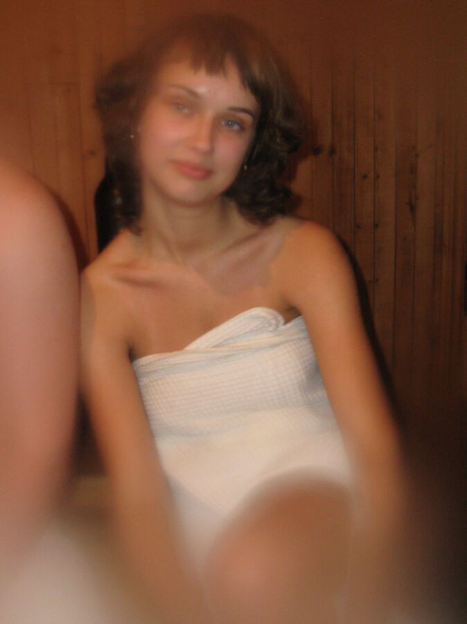 Hot Young Girl in Sauna: Steamy and Sensual Spa Session