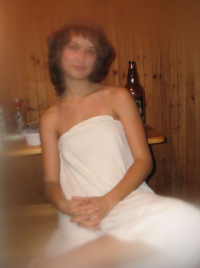 Hot Young Girl in Sauna: Steamy and Sensual Spa Session