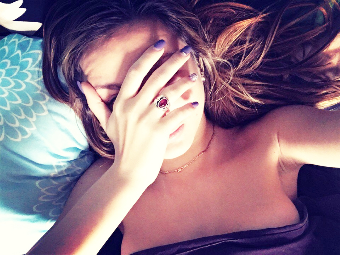 Topless Young Blonde in Intimate Home Photos: Explicit Nude Shots