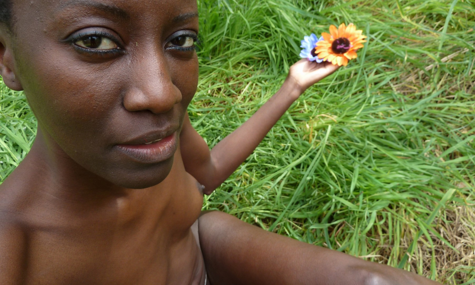 Skinny African Girl's Intimate Selfies: Explicit and Bold Photos