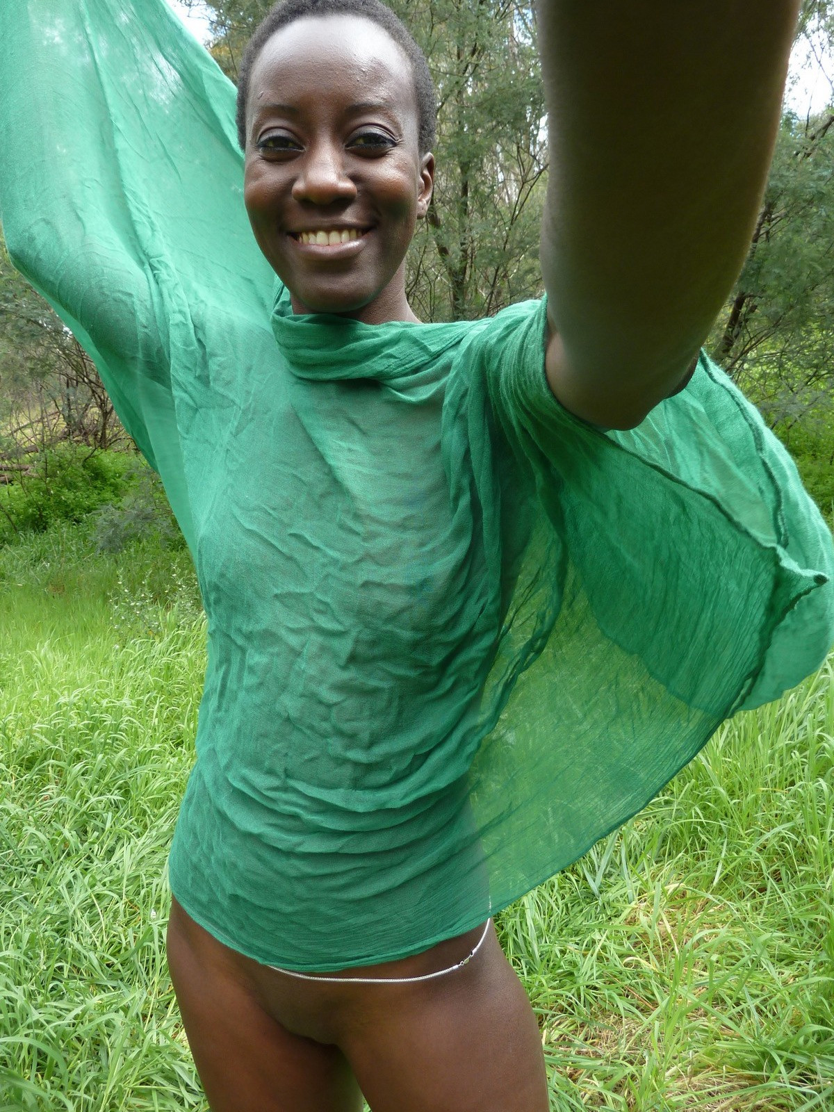 Skinny African Girl's Intimate Selfies: Explicit and Bold Photos