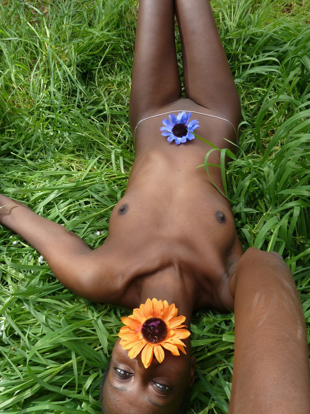 Skinny African Girl's Intimate Selfies: Explicit and Bold Photos
