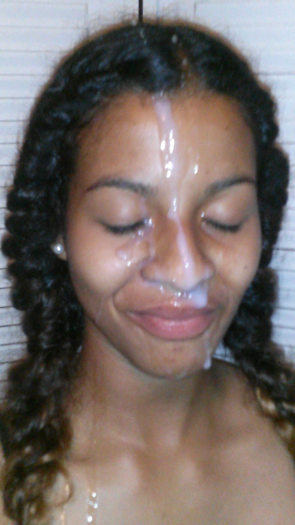 Intense Facial Cumshot & Hardcore Sex with Busty Mixed Race Beauty