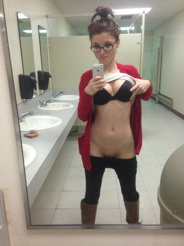 Girl Masturbates with Dildo in Various Places, Taking Intimate Photos