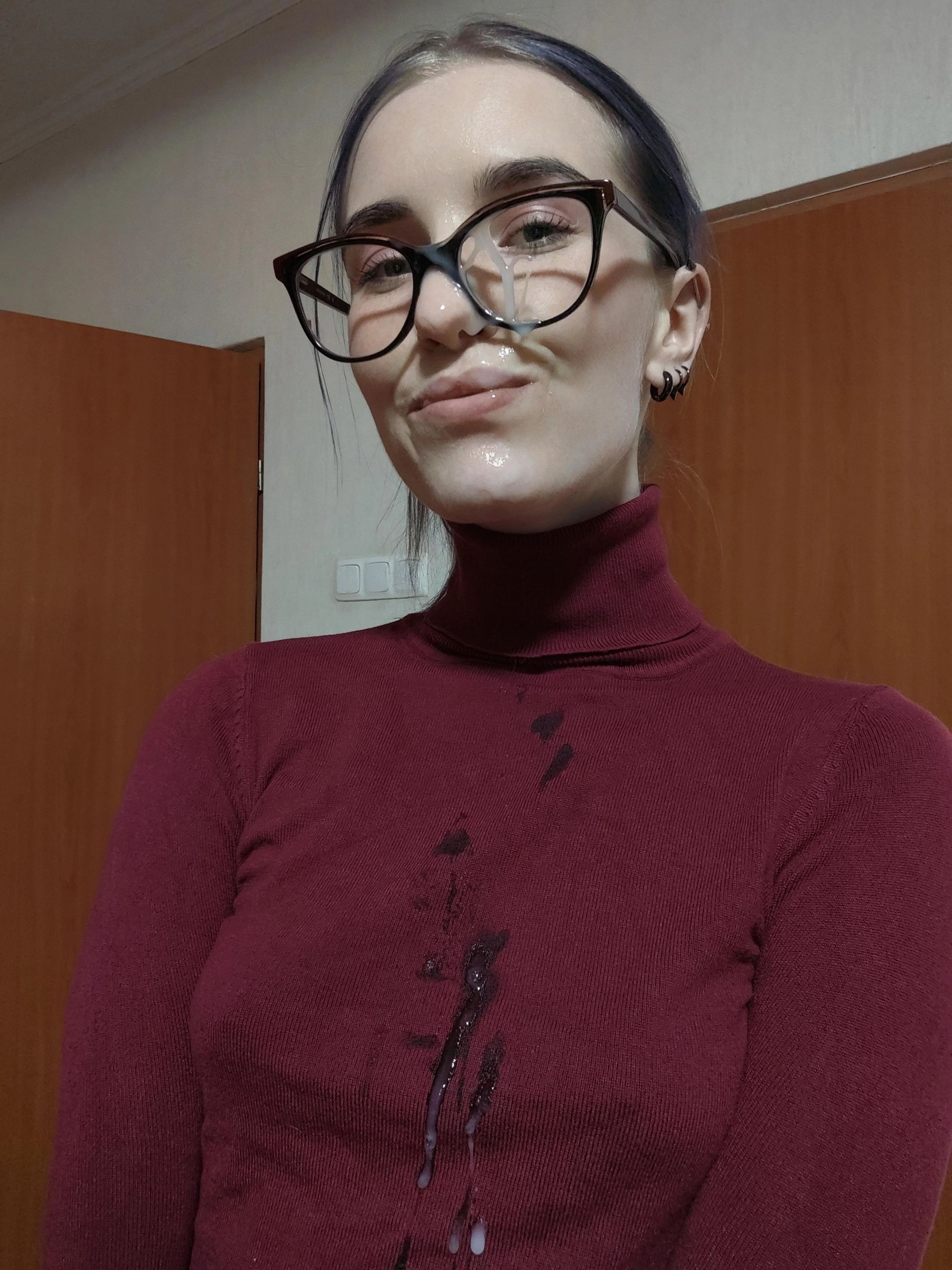 Attractive and Slim Girl Loves Getting Cum on Her in Explicit Content