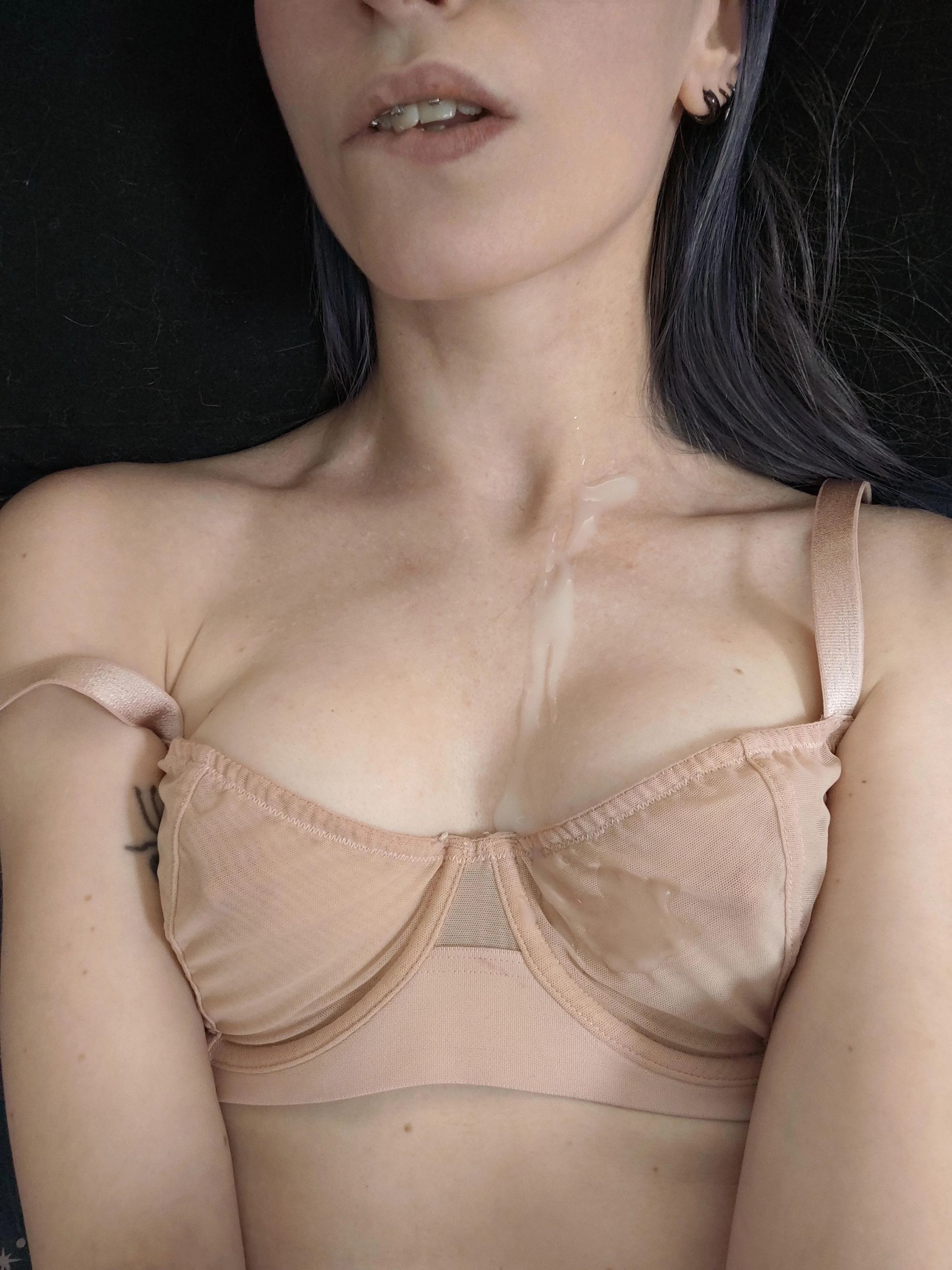 Attractive and Slim Girl Loves Getting Cum on Her in Explicit Content