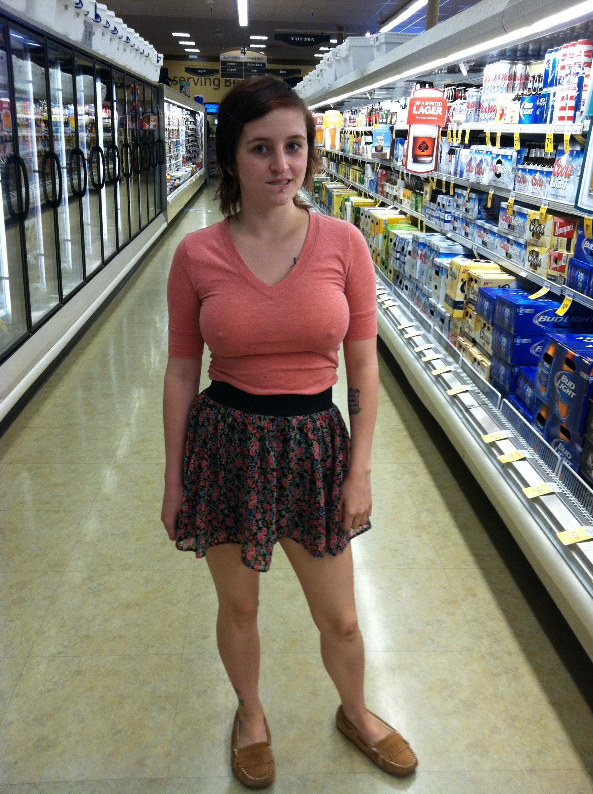 Amateur Photos of Young Woman with Tattoos and Piercings