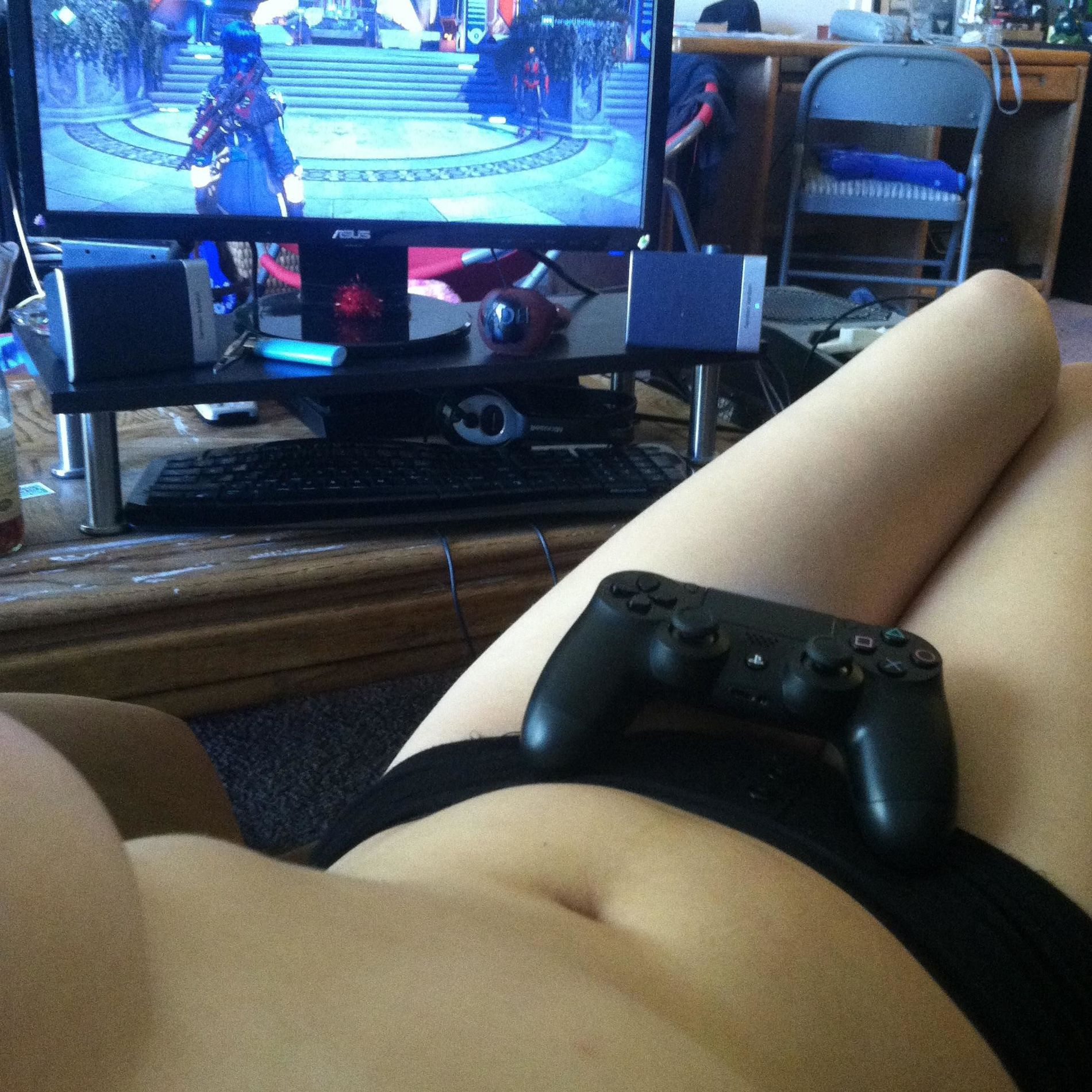 Amateur Photos of Young Woman with Tattoos and Piercings