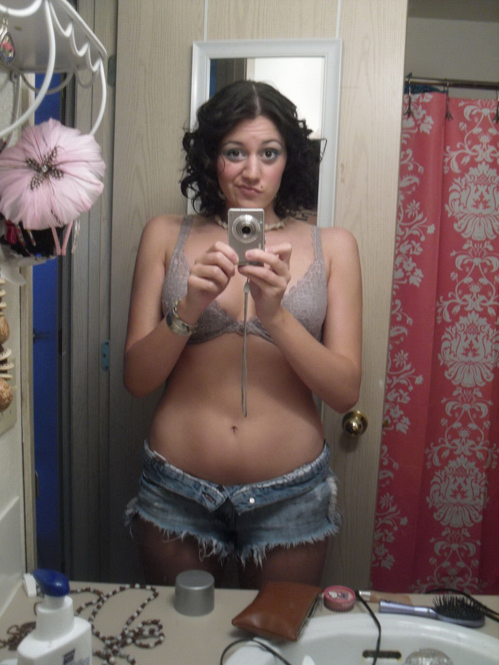 Sexy Girl Takes Various Intimate Photos with Herself