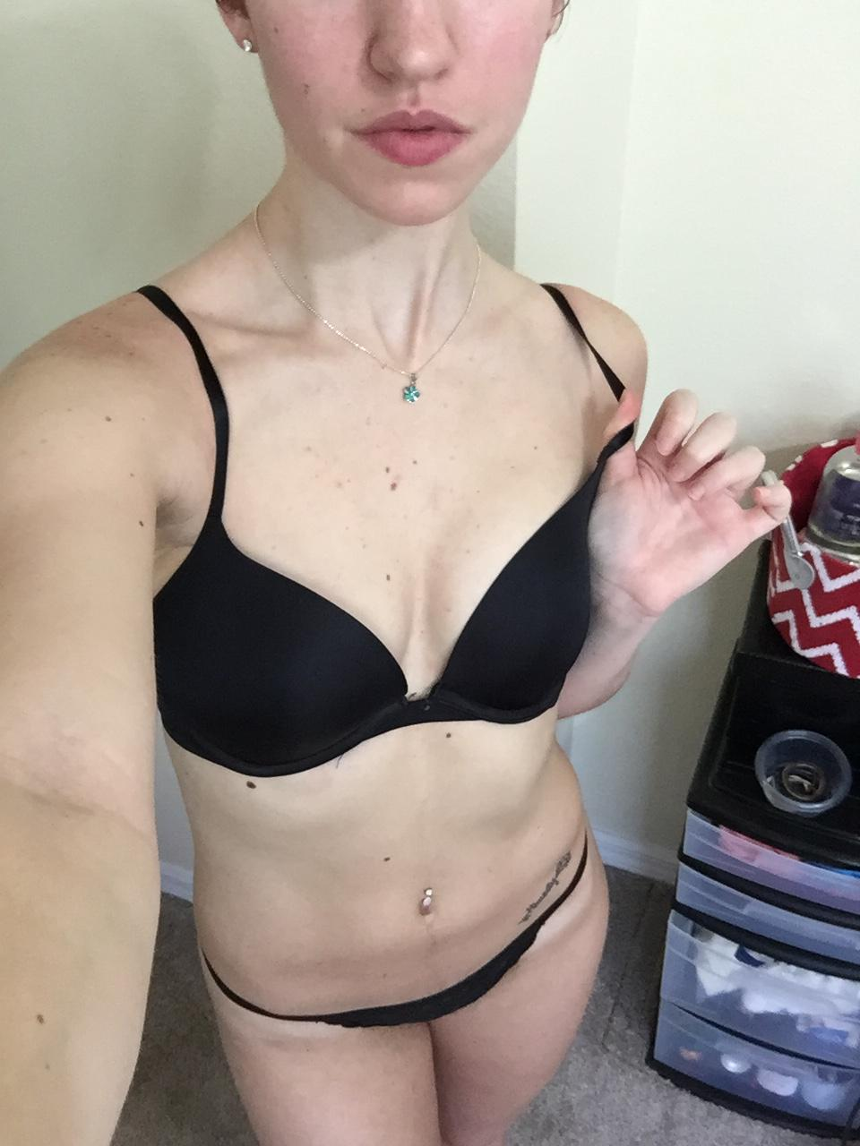 Naked Selfie: Posing Nude in Front of Mirror for Explicit Photoshoot