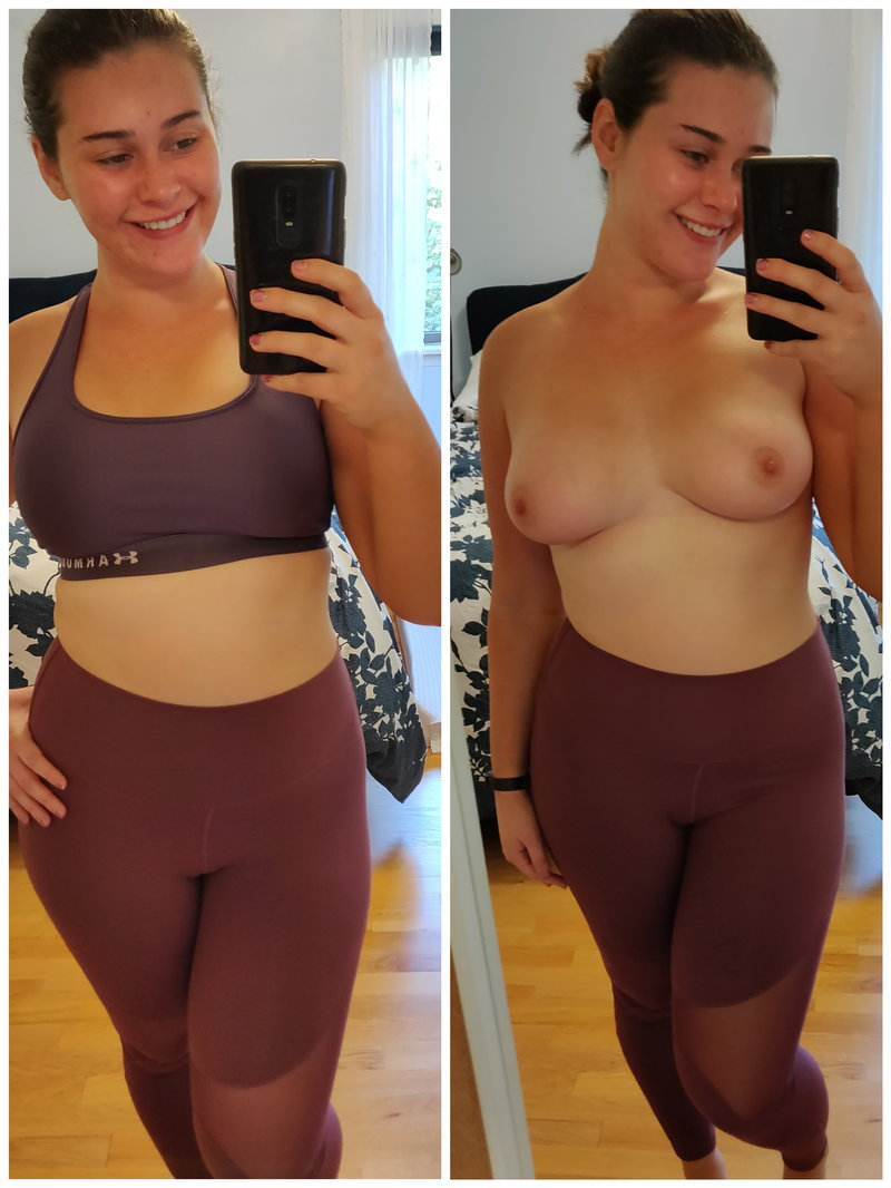 Voluptuous Woman Takes Selfie Showing Off Her Curvy Body