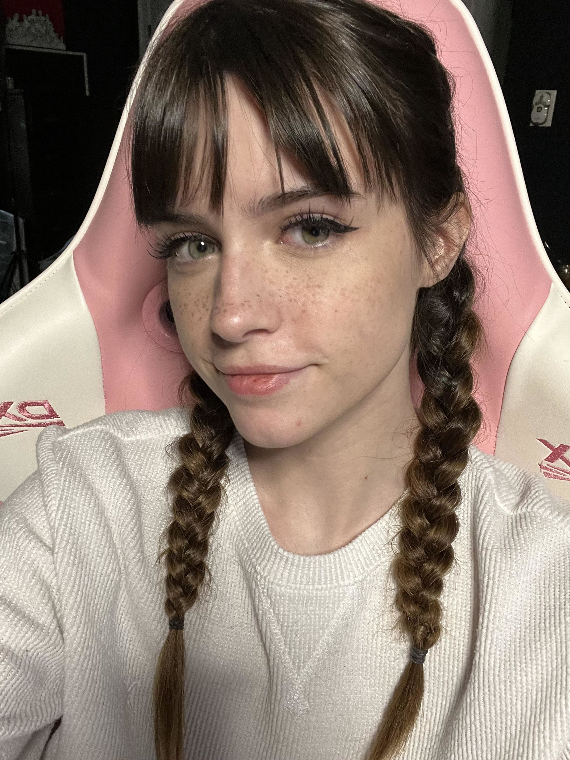 Skinny Girl with Hard Nipples in Porn Photo