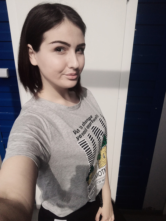 Naked Woman in Intimate Selfies with Sexy Breasts