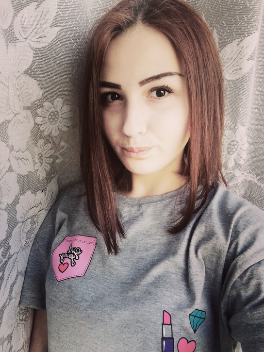 Naked Woman in Intimate Selfies with Sexy Breasts