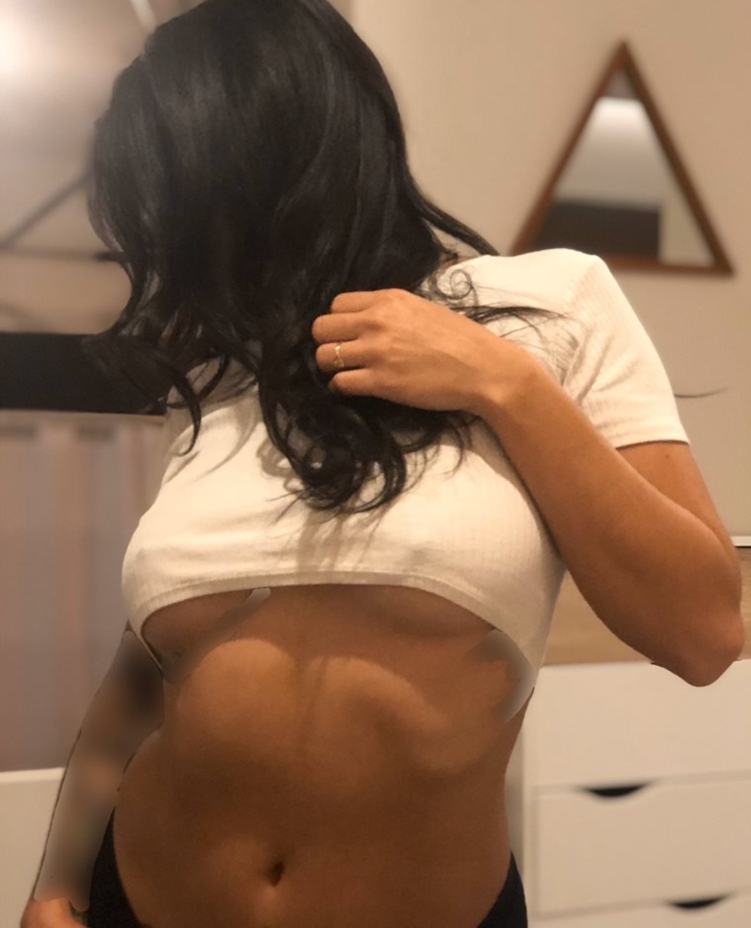 Hairy Pussy Woman Loves Taking Cum on Her Face