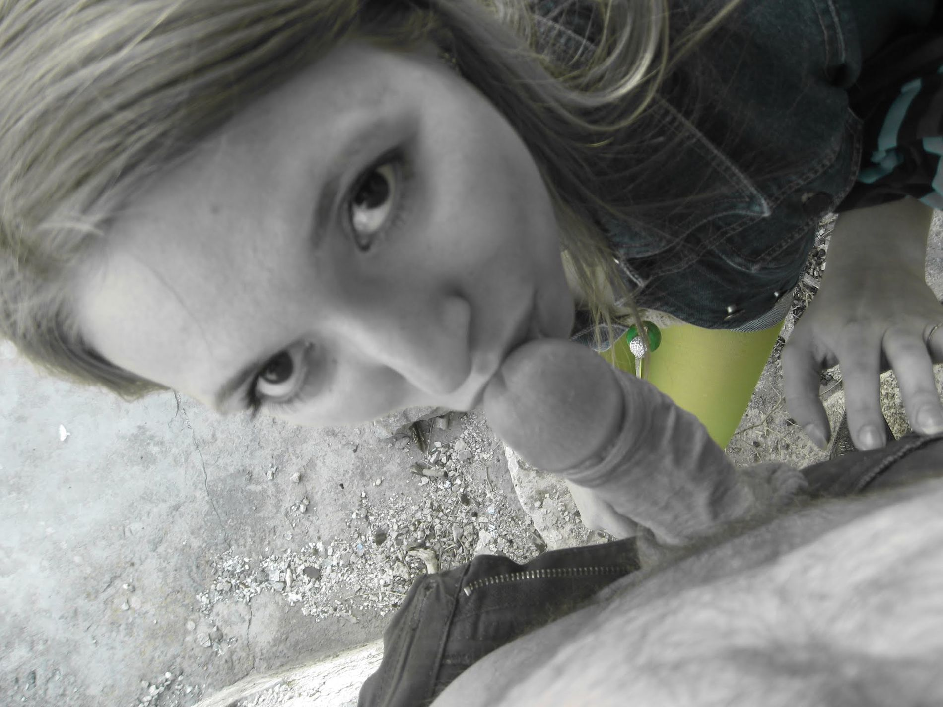 Slender Beauty Loves Posing Nude and Sucking Cock