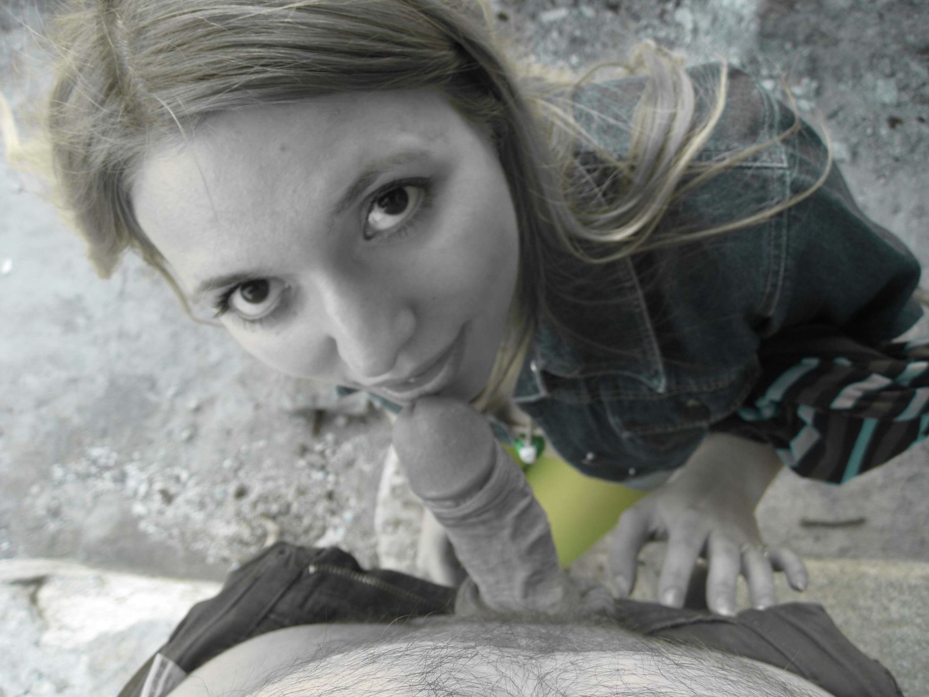 Slender Beauty Loves Posing Nude and Sucking Cock